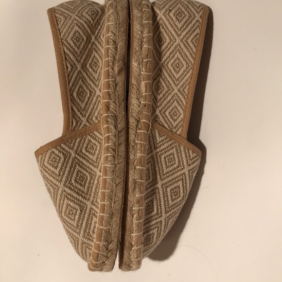 NWOT RELATIVITY Espadrille flats khaki tile 6 - Picture 5 of 11